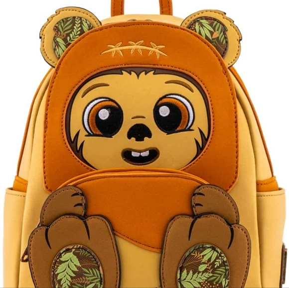 Faux Leather Loungefly Ewok Purse Loungefly Star Wars Cartoon Ewok